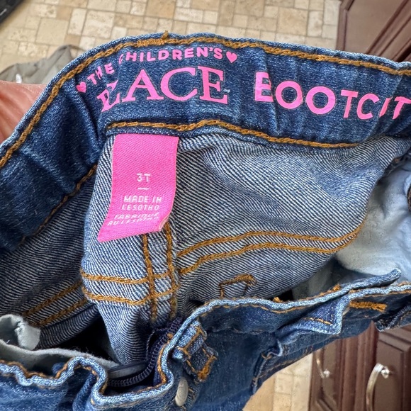 NWOT The Children's Place 3T Girls Denim Bootcut Jeans Pants - Picture 5 of 5